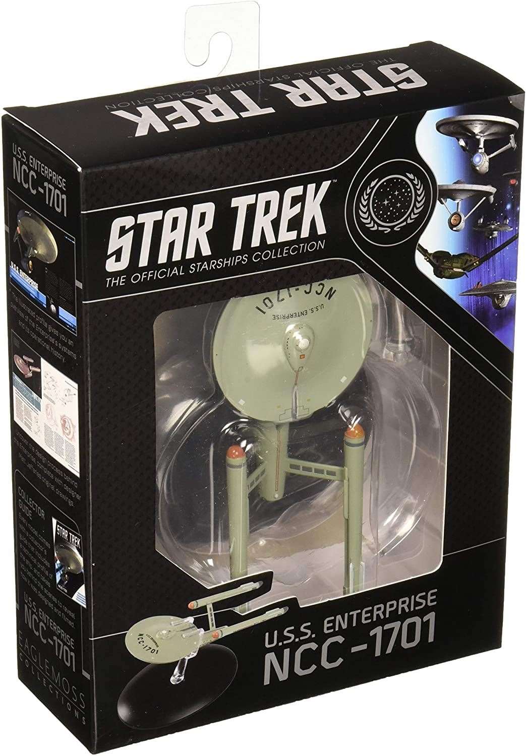 #11 U.S.S. Enterprise NCC-1701 (Constitution-class) TOS Diecast Model Ship Window Boxed (Star Trek / Eaglemoss)