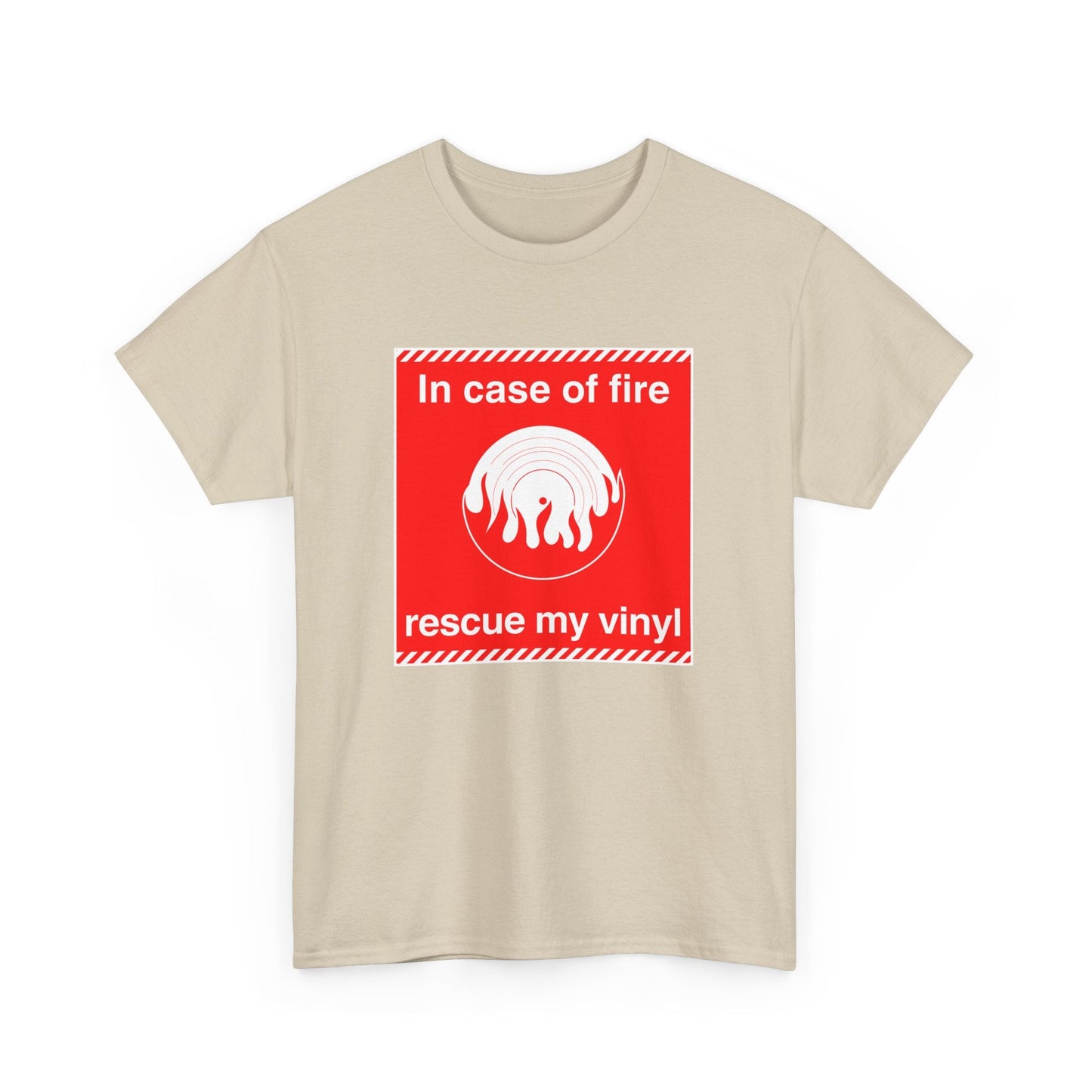 'In Case of Fire, Save My Vinyl' T-Shirt