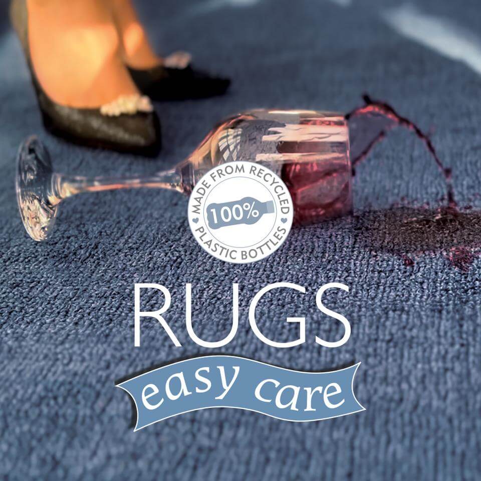 Reef Navy Eco-Friendly Rug