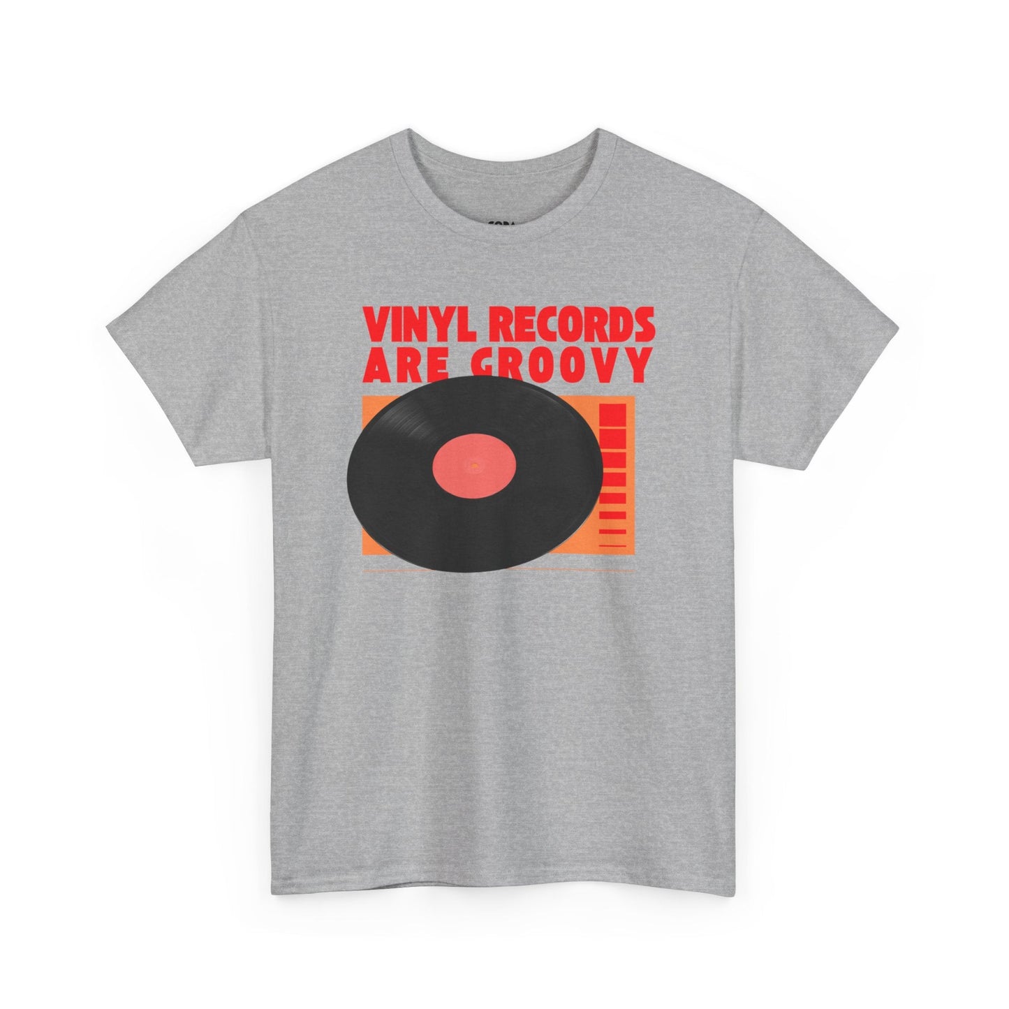 'Vinyl Records Are Groovy' Bold T-Shirt