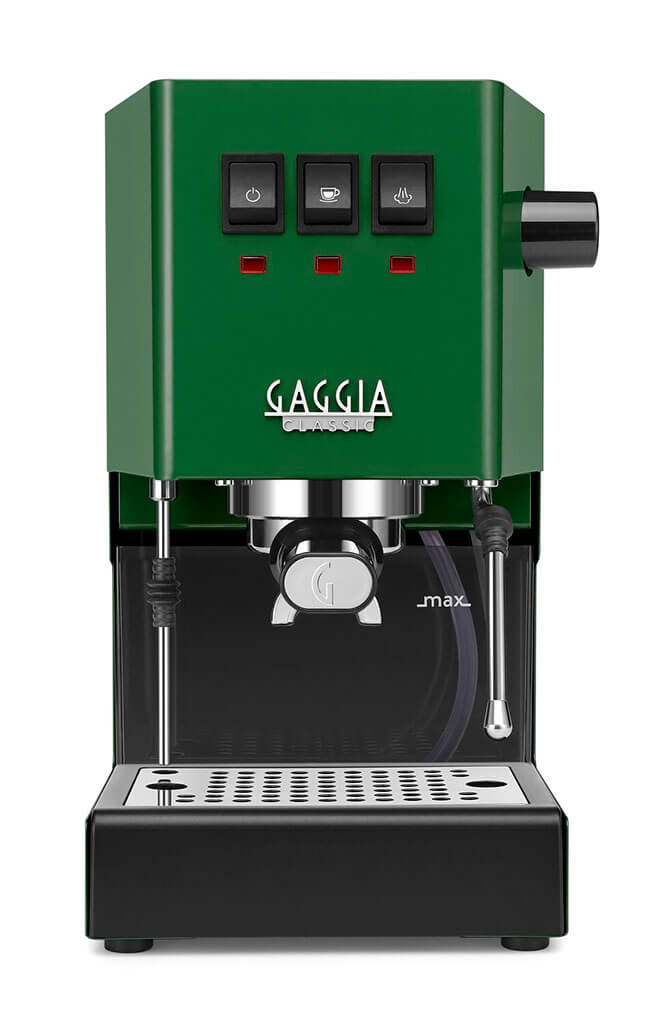 Buy Gaggia Classic Evo (2024) Jungle Green Espresso Machine Online - Fast Nationwide Delivery