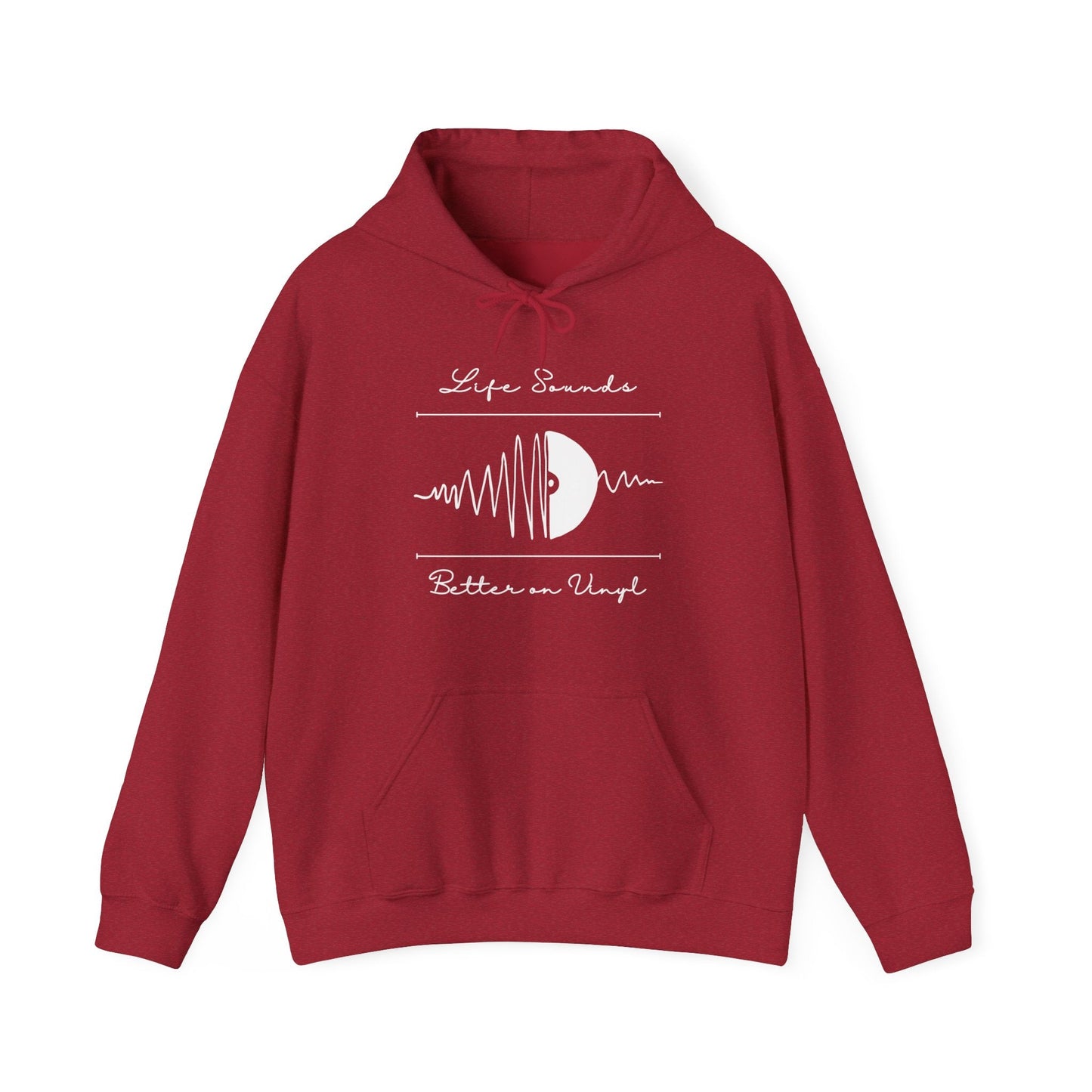 'Life Sounds Better on Vinyl' Men's Hoodie