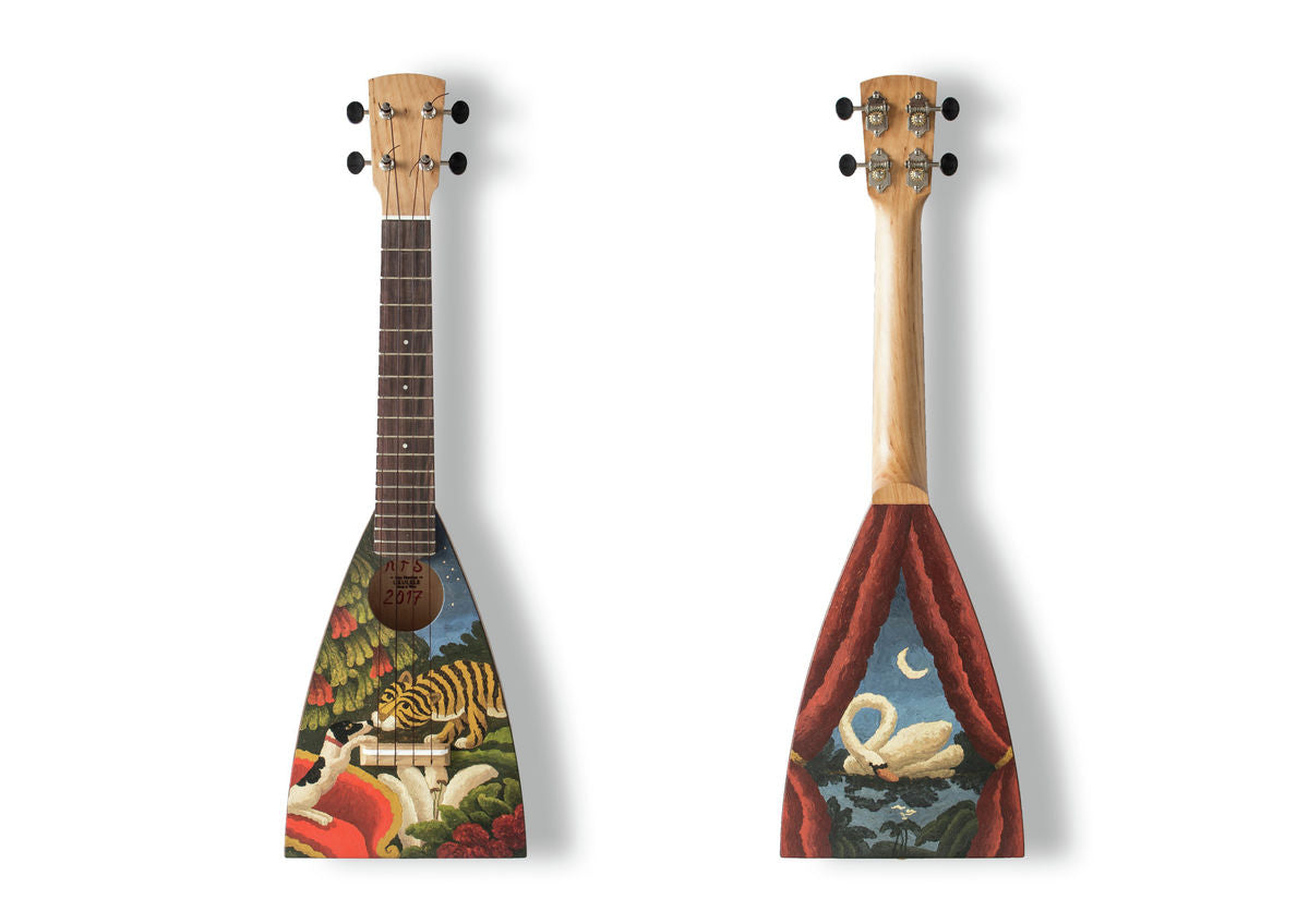 Ramiro Fernandez Saus - A6 Art on a Ukulele Print