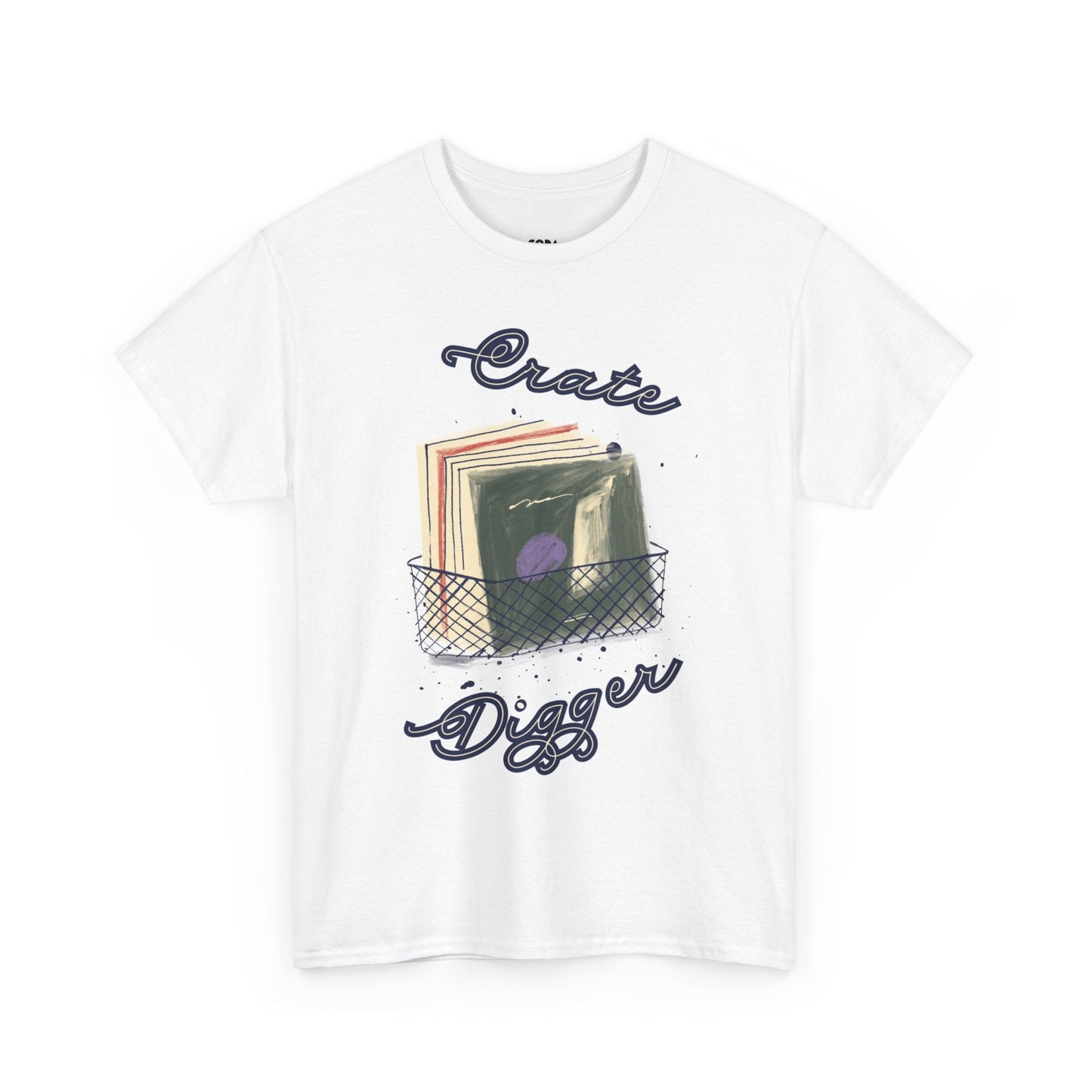 'Crate Digger' Vinyl Records Men's T-Shirt