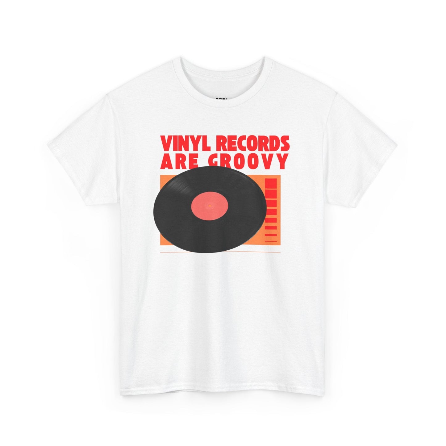 'Vinyl Records Are Groovy' Bold T-Shirt