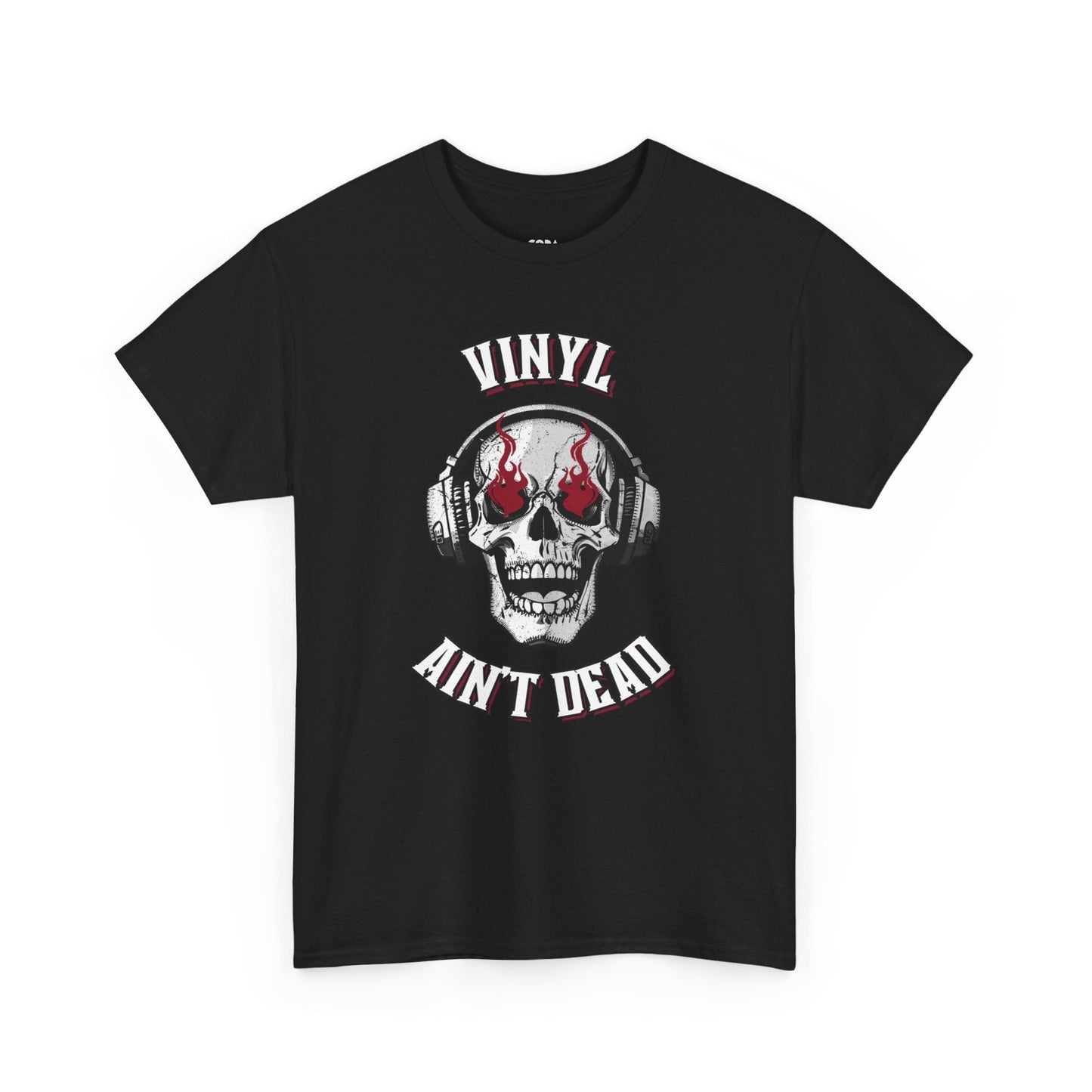 'Vinyl Ain't Dead' Skull Men's T-Shirt