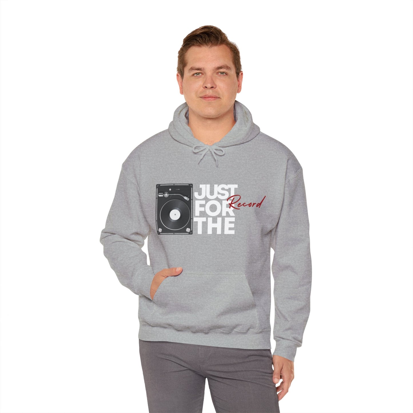 'Just for the Record' Men's Hoodie