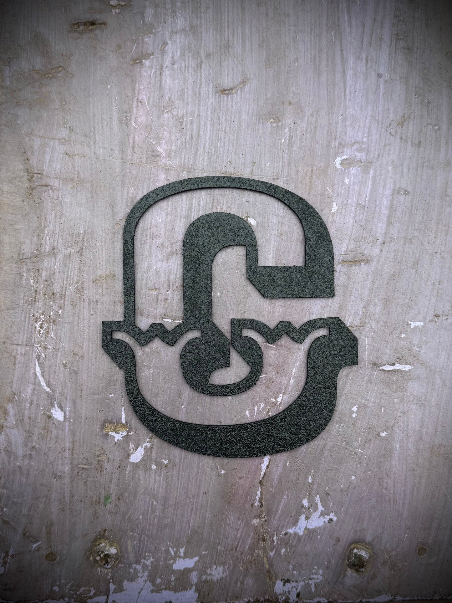 A-Z Rustic 5" or 12" Black Metal Carnival Letters.