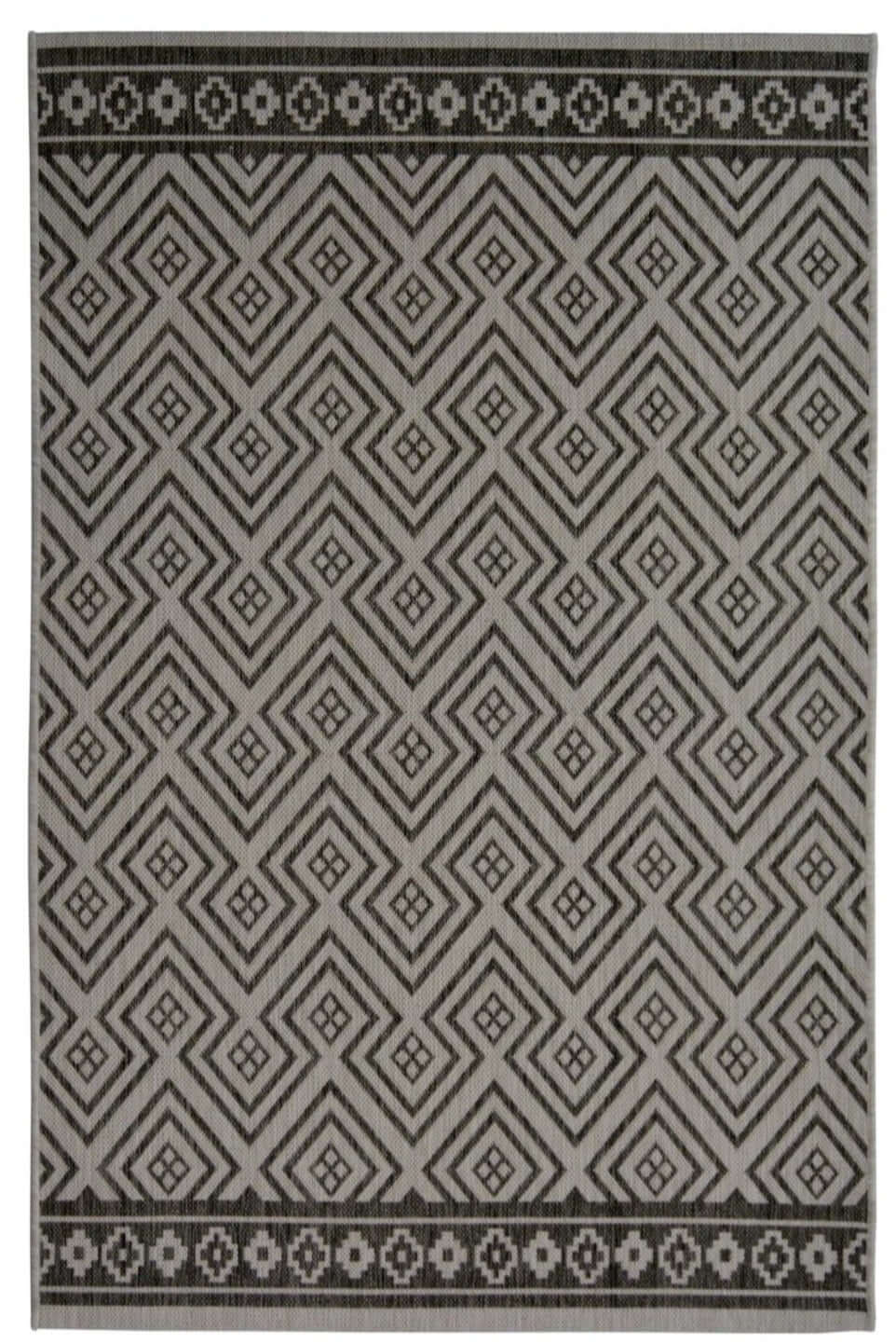 County Geo Grey Indoor/Outdoor Rug | 11344A