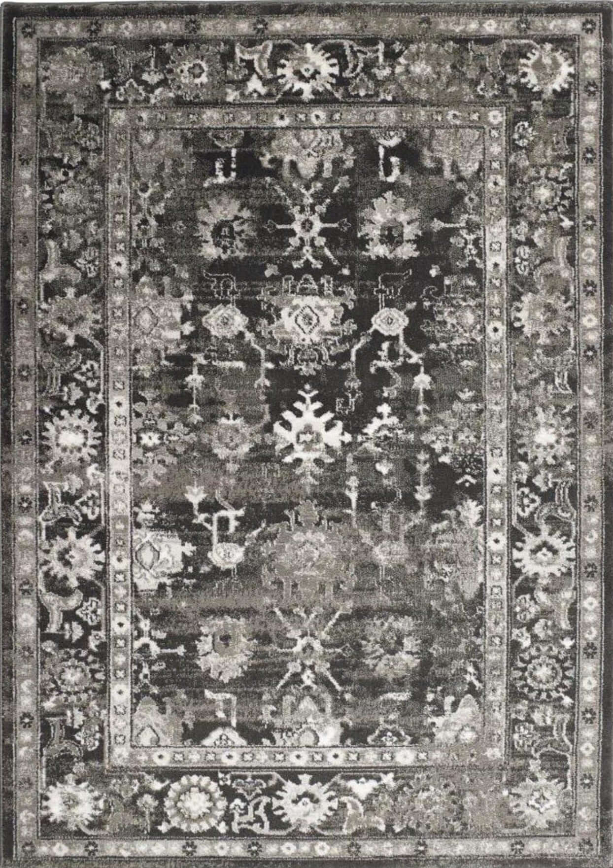 Anatolia Dark Grey Vintage Rug