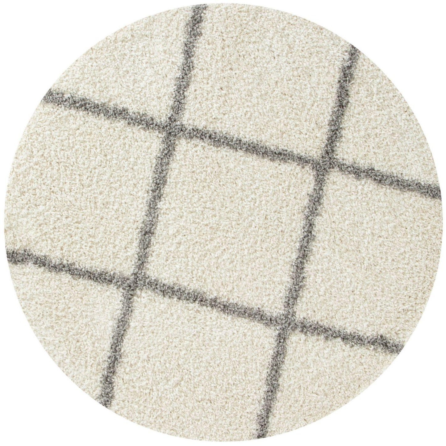 Moroccan Ivory Shaggy Rug | 500