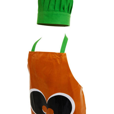 Halloween Childrens Pumpkin Cotton Chef Set