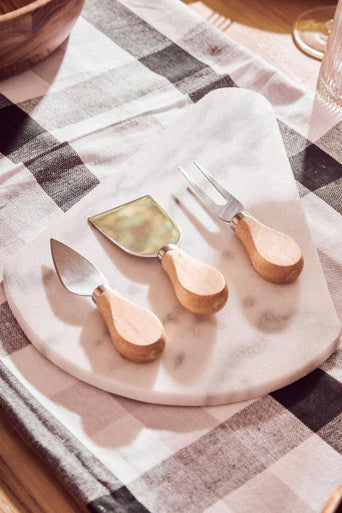 Thread & Loom Grey And Black Tablecloth