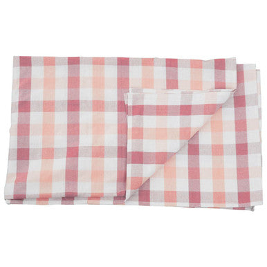 Thread & Loom Toasted Almond And Coral Tablecloth