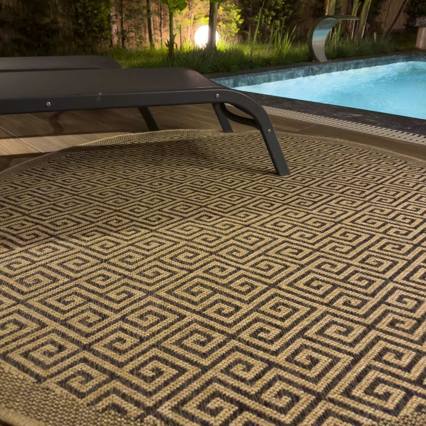 Nature Outdoor Rug Dark Grey | 5100DG