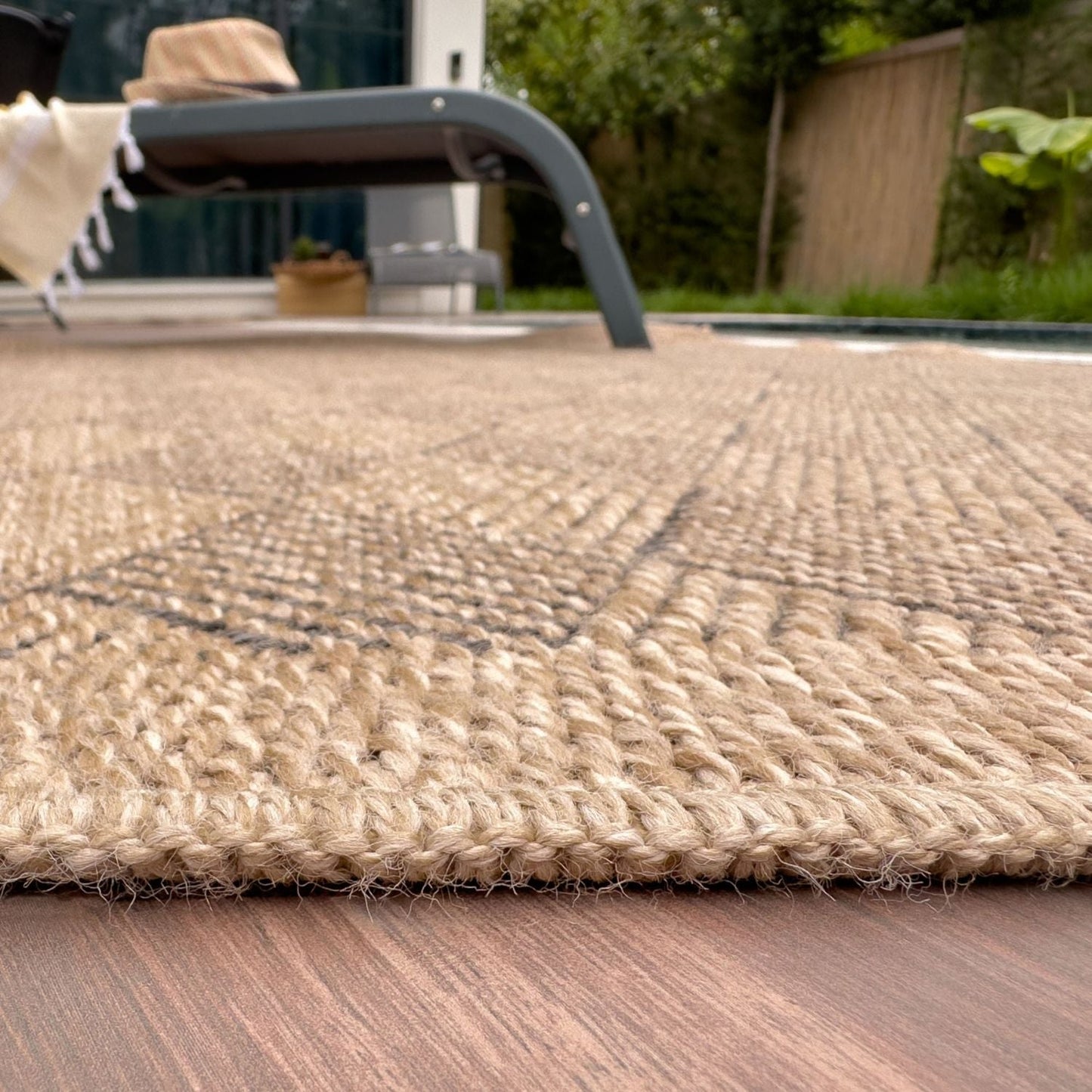 Nature Outdoor Rug Dark Grey | 5300DG