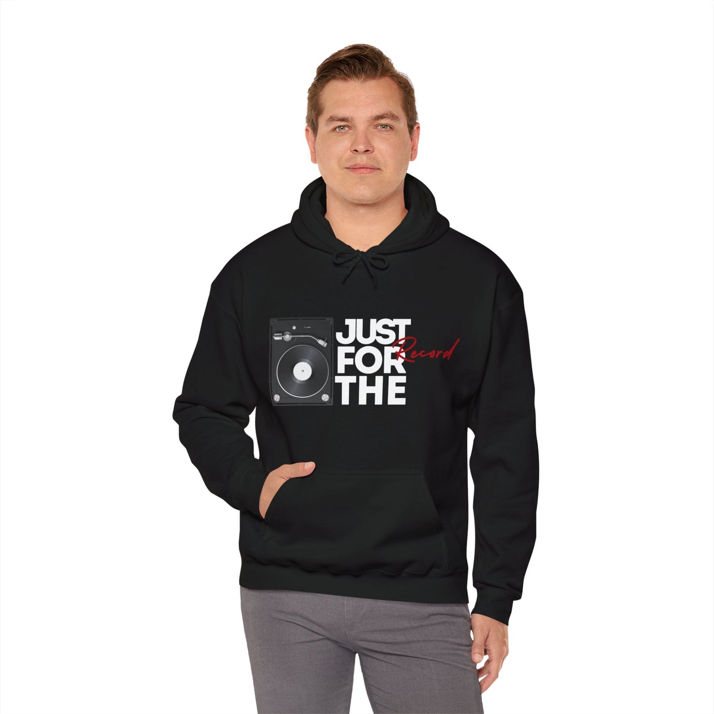 'Just for the Record' Men's Hoodie