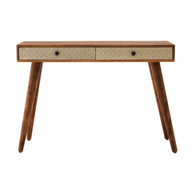 Boho 2 Drawer Console Table