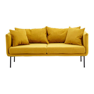 Kolding Two Seater Yellow Sofa