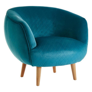Oscar Teal Fabric Chair