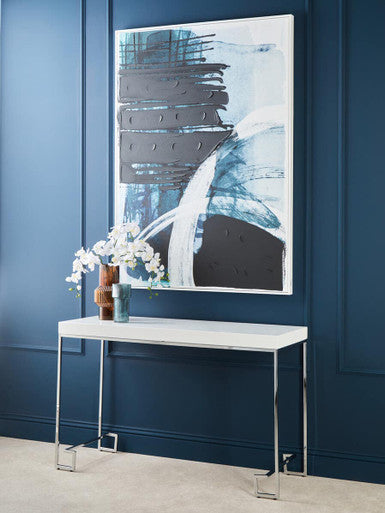 Allure Chrome Console Table