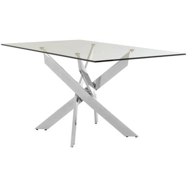 Allure Rectangular Intersected Base Dining Table