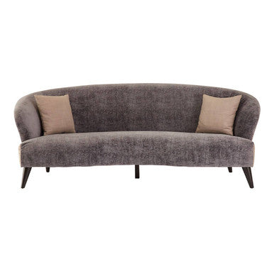Reine 3 Seat Grey Velvet Sofa