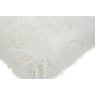 Clarence Natural Fur Effect Bench