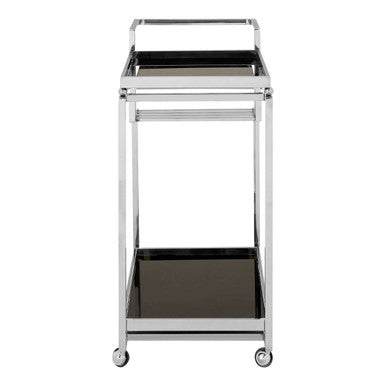 Novo 3 Tier Trolley With Silver Finish Frame