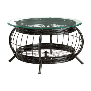 Mantis Black Finish Coffee Table