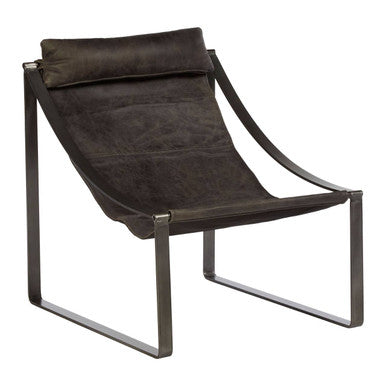 Hoxton Ebony Leather Chair