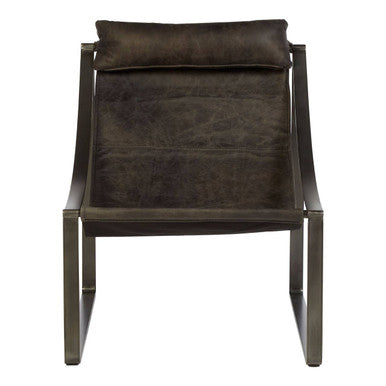Hoxton Ebony Leather Chair