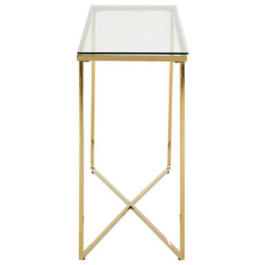 Allure Cross Base Console Table