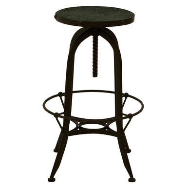 Vasco Black And Green Finish Bar Stool