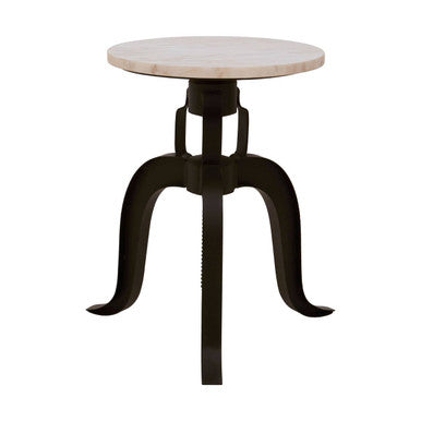 Vasco 3 Leg Bar Stool With White Marble Top