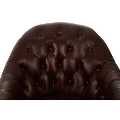 Victor Classic Armchair With Buttoned Back