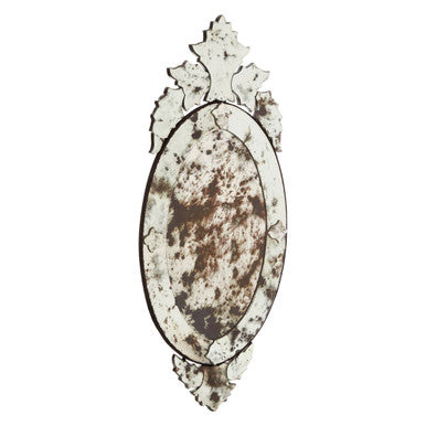 Riza Wall Mirror with Decorative Crown