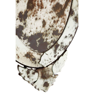 Riza Wall Mirror with Decorative Crown