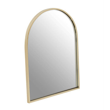 Trento Gold Finish Metal Wall Mirror