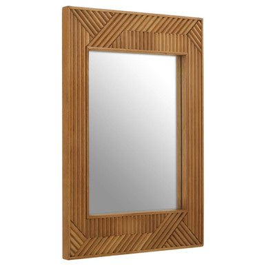 Jakara Natural Finish Wall Mirror