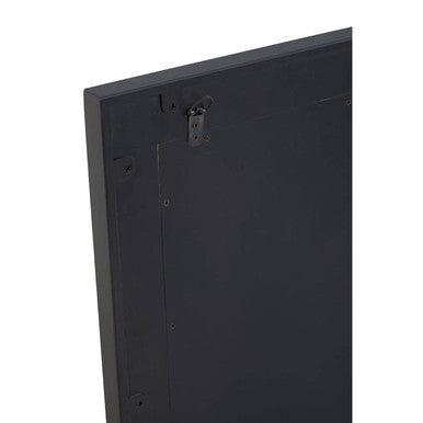 Milan Grey and White Finish Elm Wood Wall Mirror