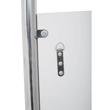 Genoa Silver Finish Frame Floor Mirror