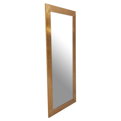 Grenoble Gold Finish Rectangular Wall Mirror