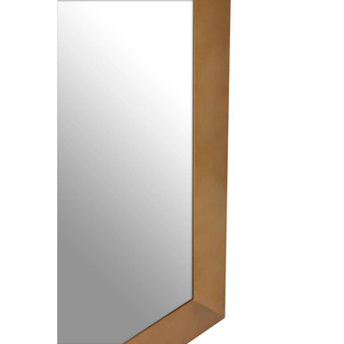 Grenoble Gold Finish Rectangular Wall Mirror