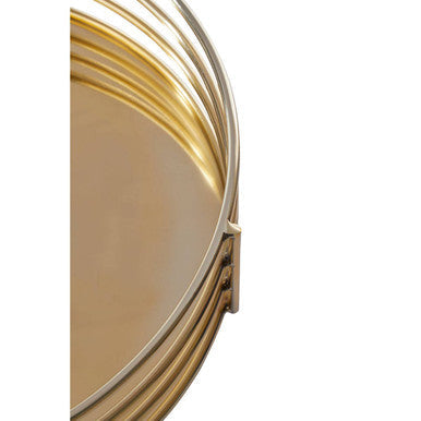 Astro Round Gold Tray