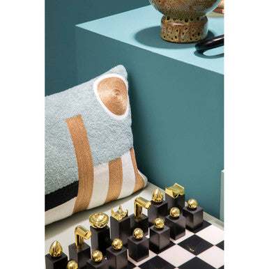 Flos Marble And Wood Chess Set