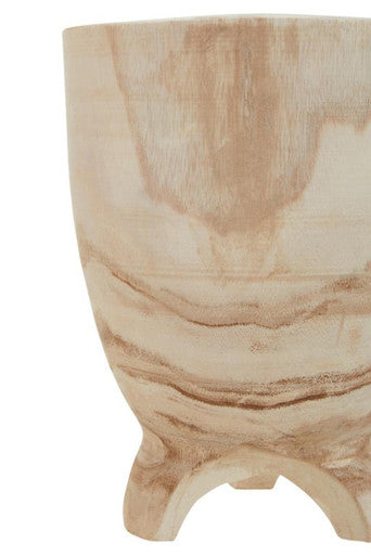 Arlo Large Natural Wooden Planter