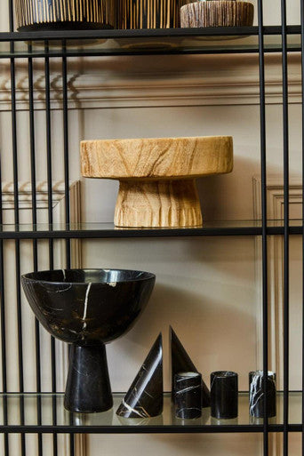 Arlo Natural Engraved Round Bowl