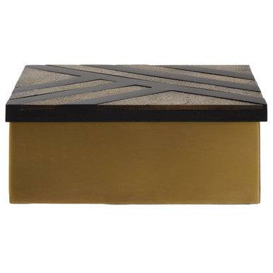 Aris Large Black and Gold Storage Box