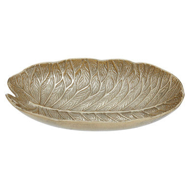 Salma Gold Finish Lotus Leaf Bowl